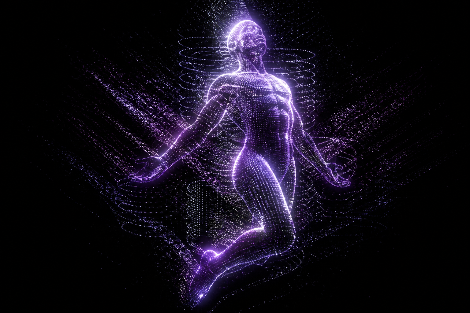 Particle visualization of Seregno humanoid AI stack