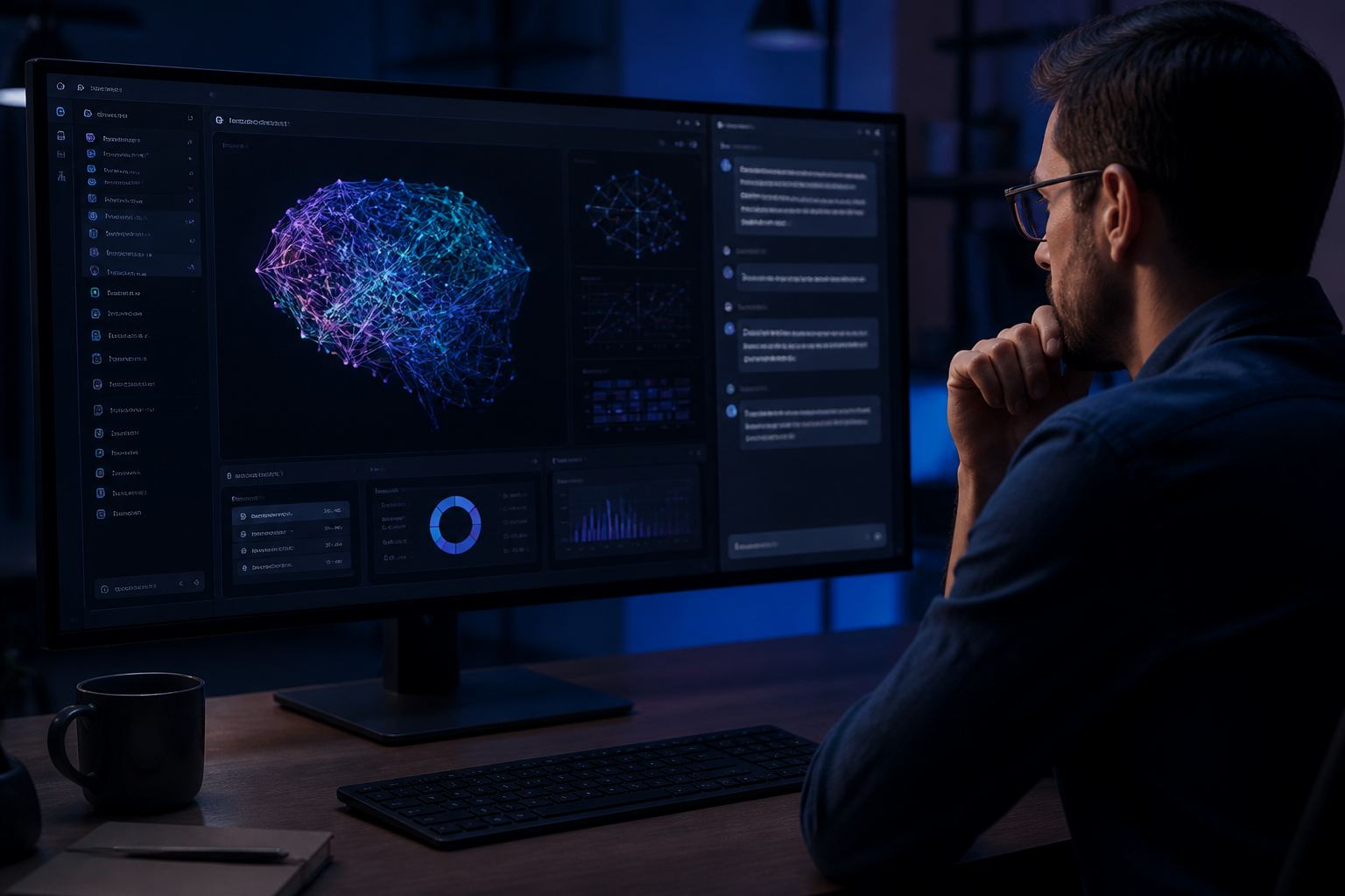 AI and machine learning workspace